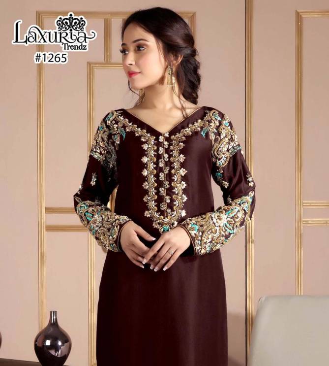 Laxuria Trendz 1265 Readymade Pakistani Suits Catalog
